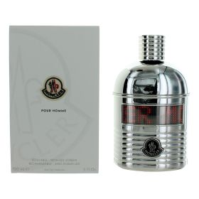 Moncler Pour Homme by Moncler, 5 oz Refillable Eau De Parfum Spray for Men with LED Screen