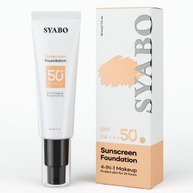 SPF50 Sunscreen Liquid Foundation (Option: Skin colour)