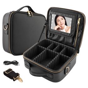 The Small Luggage Is Black (Color: Black)