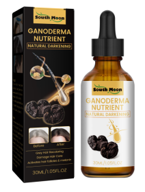 South Moon Black Ganoderma White To Black Hair Treatment Nourishing Hair Moisturizing Hair Repairing Massage Serum (Option: 3PCS)
