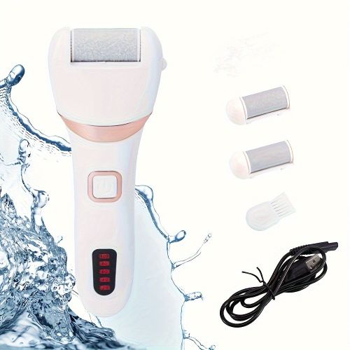 Electric Foot Grinder And Callus Remover, Electric Foot Polisher, Rechargeable Foot Washing And Pedicure Kit, Suitable For Cracked Heels And Dead