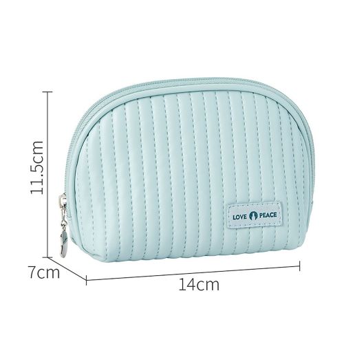 Round Cake Cosmetic Bag, Cosmetic Bag Cute Travel Organizer Pouch Set For Women PU Leather Waterproof Wash Bag, Large Capacity Advanced Feeling Round Cake Cosmetic Bag, Cosmetic Bag Cute Travel Organizer Pouch Set For Women PU Leather Waterproof Wash Bag, Large Capacity Advanced Feeling