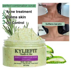 KYLIEFIT Premium Organic Scrub Set For Face, Body, Legs, Knee, Feet, Arms And Hands, Clean Skin, Reduce Spots, Moisturizing (Color: Scrub)